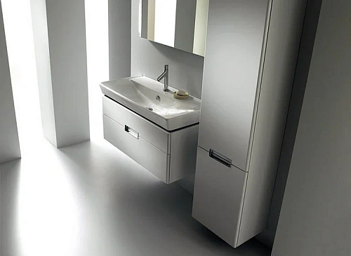 Тумба под раковину Jacob Delafon Reve EB1136-G1C белый лак 98 см Тумба под раковину Jacob Delafon Reve EB1136-G1C белый лак 98 см