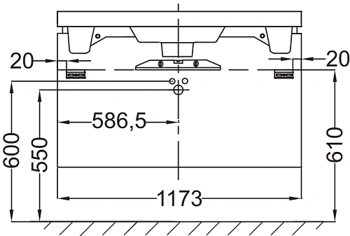 Тумба под раковину Jacob Delafon Reve EB1137-E12 темное дерево 120 см Тумба под раковину Jacob Delafon Reve EB1137-E12 темное дерево 120 см