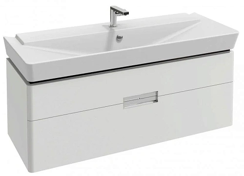 Тумба под раковину Jacob Delafon Reve EB1137-HU белый глянец 120 см Тумба под раковину Jacob Delafon Reve EB1137-HU белый глянец 120 см