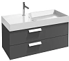 Тумба под раковину Jacob Delafon Rythmik EB1304-N14 Серый Антрацит 100 см