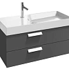 Тумба под раковину Jacob Delafon Rythmik EB1304-N14 Серый Антрацит 100 см Тумба под раковину Jacob Delafon Rythmik EB1304-N14 Серый Антрацит 100 см
