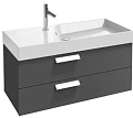 Тумба под раковину Jacob Delafon Rythmik EB1304-N14 Серый Антрацит 100 см Тумба под раковину Jacob Delafon Rythmik EB1304-N14 Серый Антрацит 100 см