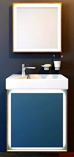 Тумба под раковину Jacob Delafon Rythmik Pure EB1770-M67 матовый темно-синий 65 см Тумба под раковину Jacob Delafon Rythmik Pure EB1770-M67 матовый темно-синий 65 см