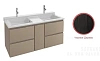 Тумба под раковину Jacob Delafon Soprano EB1332-E15 черный 140 см