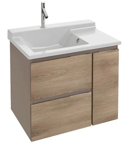 Тумба под раковину Jacob Delafon Soprano EB1334-N08-E10 квебекский дуб 96 см Тумба под раковину Jacob Delafon Soprano EB1334-N08-E10 квебекский дуб 96 см