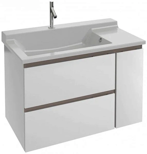 Тумба под раковину Jacob Delafon Soprano EB1334-N18 белый меланин 96 см Тумба под раковину Jacob Delafon Soprano EB1334-N18 белый меланин 96 см