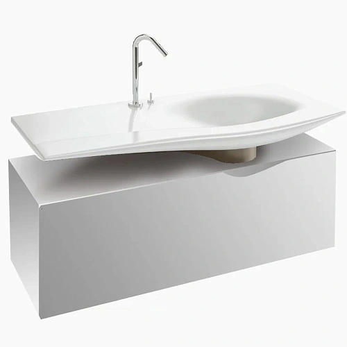 Тумба под раковину Jacob Delafon Stillness EB2000-HU белый глянец 120 см Тумба под раковину Jacob Delafon Stillness EB2000-HU белый глянец 120 см