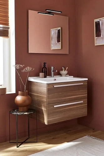 Тумба под раковину Jacob Delafon Struktura EB1277-E16 ореховое дерево 77 см Тумба под раковину Jacob Delafon Struktura EB1277-E16 ореховое дерево 77 см