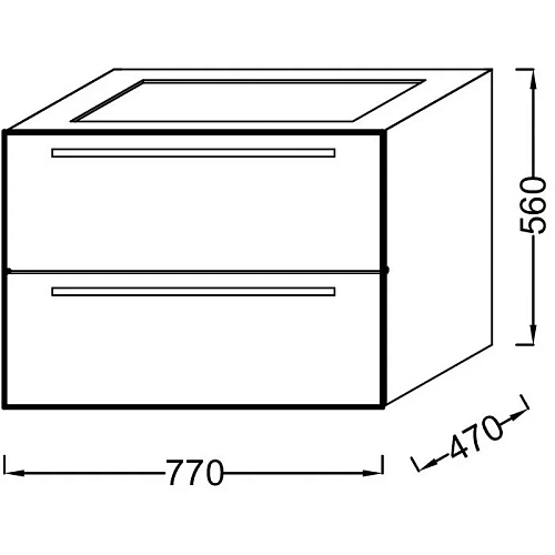 Тумба под раковину Jacob Delafon Struktura EB1277-E16 ореховое дерево 77 см Тумба под раковину Jacob Delafon Struktura EB1277-E16 ореховое дерево 77 см