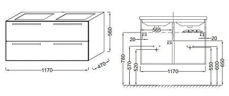 Тумба под раковину Jacob Delafon Struktura EB1279-E13 розовое-дерево 120 см Тумба под раковину Jacob Delafon Struktura EB1279-E13 розовое-дерево 120 см