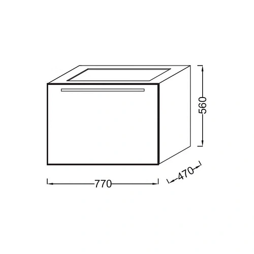 Тумба под раковину Jacob Delafon Struktura EB1285-E13 розовое дерево 77 см Тумба под раковину Jacob Delafon Struktura EB1285-E13 розовое дерево 77 см