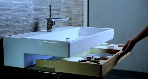 Тумба под раковину Jacob Delafon Terrace EB1187-G1C 100 см, белый лак Тумба под раковину Jacob Delafon Terrace EB1187-G1C 100 см, белый лак