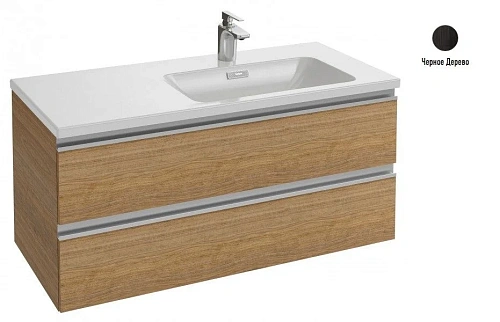 Тумба под раковину Jacob Delafon Vox EB2026-RA-E15 Черное Дерево 100 см Тумба под раковину Jacob Delafon Vox EB2026-RA-E15 Черное Дерево 100 см