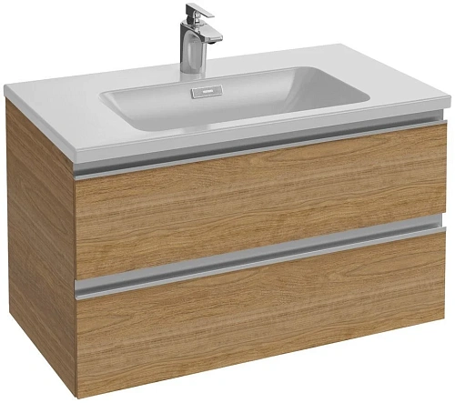 Тумба под раковину Jacob Delafon Vox EB2028-RA-E10 квебекский дуб 80 см Тумба под раковину Jacob Delafon Vox EB2028-RA-E10 квебекский дуб 80 см