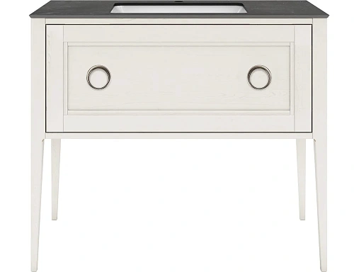 Тумба под раковину Kerama Marazzi PLAZA Classic Neo напольная с ящиком 100, белая матовая PL.CN.100. PL.CN.100.1\WHT.M Тумба под раковину Kerama Marazzi PLAZA Classic Neo напольная с ящиком 100, белая матовая PL.CN.100. PL.CN.100.1\WHT.M