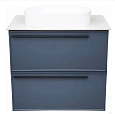 Тумба под раковину LA FENICE Elba Blu Grigio TWIN синяя 80 FNC-01-ELB-BG-80-2 Тумба под раковину LA FENICE Elba Blu Grigio TWIN синяя 80 FNC-01-ELB-BG-80-2