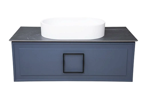 Тумба под раковину LA FENICE Cubo Blu Grigio синяя 100 FNC-01-CUB-BG-100 Тумба под раковину LA FENICE Cubo Blu Grigio синяя 100 FNC-01-CUB-BG-100