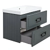 Тумба под раковину La Fenice Cubo Grigio TWIN 80 FNC-01-CUB-G-80-2 серая Тумба под раковину La Fenice Cubo Grigio TWIN 80 FNC-01-CUB-G-80-2 серая