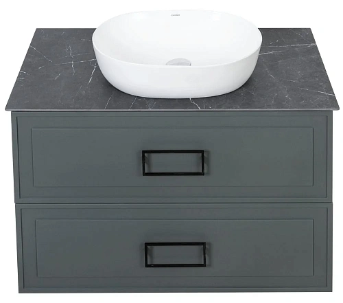 Тумба под раковину La Fenice Cubo Grigio TWIN 80 FNC-01-CUB-G-80-2 серая Тумба под раковину La Fenice Cubo Grigio TWIN 80 FNC-01-CUB-G-80-2 серая