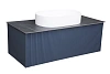 Тумба под раковину LA FENICE TERRA Blu Grigio синяя 100 FNC-01-TER-BG-100
