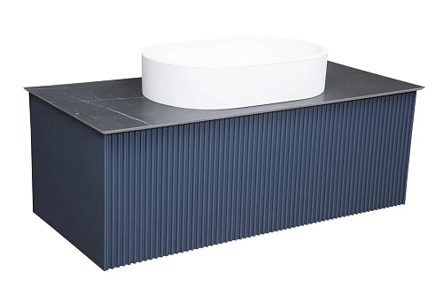 Тумба под раковину LA FENICE TERRA Blu Grigio синяя 100 FNC-01-TER-BG-100 Тумба под раковину LA FENICE TERRA Blu Grigio синяя 100 FNC-01-TER-BG-100