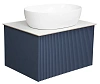 Тумба под раковину LA FENICE TERRA Blu Grigio синяя 60 FNC-01-TER-BG-60