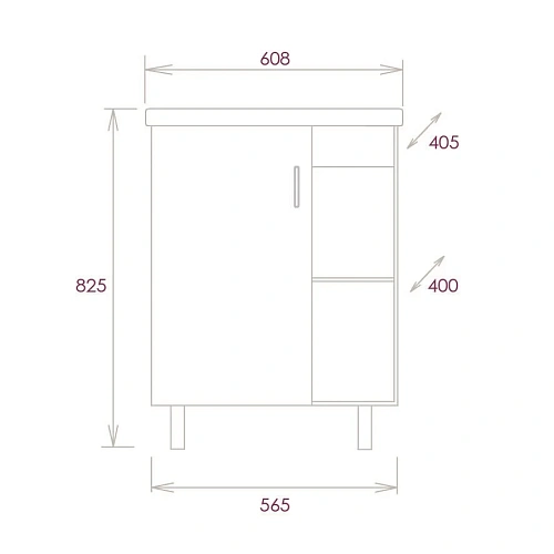 Тумба под раковину Onika ТИМБЕР 60.01 белый мат./дуб сонома 106115 Тумба под раковину Onika ТИМБЕР 60.01 белый мат./дуб сонома 106115