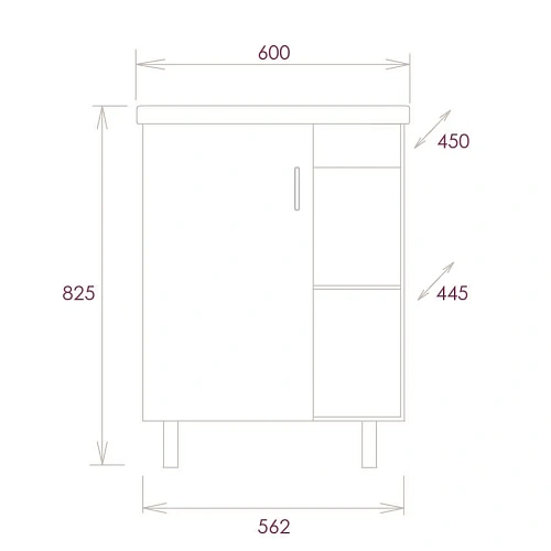 Тумба под раковину Onika ТИМБЕР 60.01 белый мат./дуб сонома ver.COMO 106140 Тумба под раковину Onika ТИМБЕР 60.01 белый мат./дуб сонома ver.COMO 106140