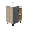 Тумба под раковину Onika ТИМБЕР 60.01 серый мат./дуб сонома ver.COMO 106141 Тумба под раковину Onika ТИМБЕР 60.01 серый мат./дуб сонома ver.COMO 106141