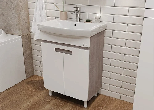 Тумба под раковину Onika ХАРПЕР 55.10 белый матовый 105553 Тумба под раковину Onika ХАРПЕР 55.10 белый матовый 105553