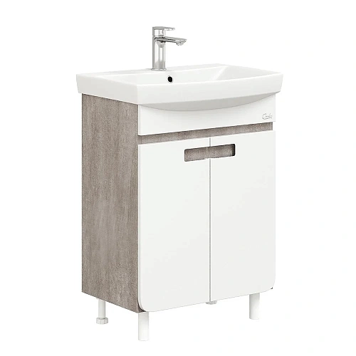 Тумба под раковину Onika ХАРПЕР 55.10 белый матовый 105553 Тумба под раковину Onika ХАРПЕР 55.10 белый матовый 105553