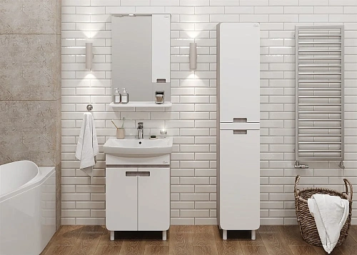 Тумба под раковину Onika ХАРПЕР 60.10 белый матовый 106137 Тумба под раковину Onika ХАРПЕР 60.10 белый матовый 106137