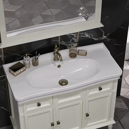 Тумба под раковину Opadiris Кантара 105, слоновая кость (под раковину Kirovit Модерн 105) 00-00003690 Тумба под раковину Opadiris Кантара 105, слоновая кость (под раковину Kirovit Модерн 105) 00-00003690