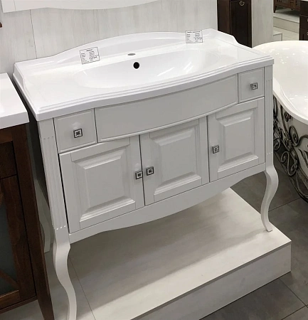 Тумба под раковину Opadiris Лаура 120, белый без патины (под раковину Florentina Лаура 120) Z0000012472 Тумба под раковину Opadiris Лаура 120, белый без патины (под раковину Florentina Лаура 120) Z0000012472