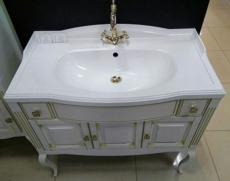 Тумба под раковину Opadiris Лаура 120, белый с патиной (под раковину Florentina Лаура 120) Z0000009324 Тумба под раковину Opadiris Лаура 120, белый с патиной (под раковину Florentina Лаура 120) Z0000009324