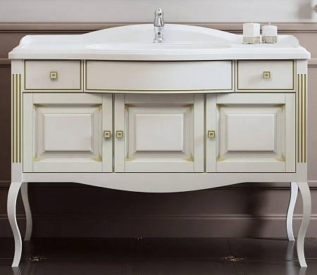 Тумба под раковину Opadiris Лаура 120, белый с патиной (под раковину Florentina Лаура 120) Z0000009324 Тумба под раковину Opadiris Лаура 120, белый с патиной (под раковину Florentina Лаура 120) Z0000009324