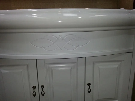 Тумба под раковину Opadiris Лоренцо 100, белый матовый (под раковину Cerastyle Виктория 100) Z0000008219 Тумба под раковину Opadiris Лоренцо 100, белый матовый (под раковину Cerastyle Виктория 100) Z0000008219