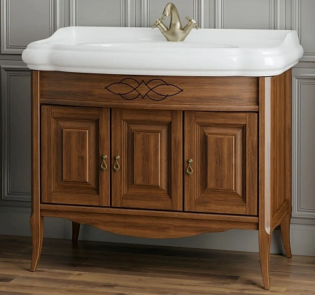 Тумба под раковину Opadiris Лоренцо 100, светлый орех (под раковину Cerastyle Виктория 100) Z0000007095 Тумба под раковину Opadiris Лоренцо 100, светлый орех (под раковину Cerastyle Виктория 100) Z0000007095