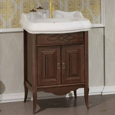 Тумба под раковину Opadiris Лоренцо 60, светлый орех (под раковину Cerastyle Виктория 60) Z0000011066 Тумба под раковину Opadiris Лоренцо 60, светлый орех (под раковину Cerastyle Виктория 60) Z0000011066