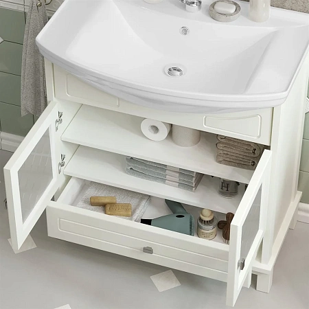 Тумба под раковину Opadiris Омега 75, слоновая кость (под раковину Kirovit Стиль 75) 00-00002951 Тумба под раковину Opadiris Омега 75, слоновая кость (под раковину Kirovit Стиль 75) 00-00002951