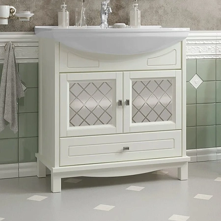 Тумба под раковину Opadiris Омега 75, слоновая кость (под раковину Kirovit Стиль 75) 00-00002951 Тумба под раковину Opadiris Омега 75, слоновая кость (под раковину Kirovit Стиль 75) 00-00002951