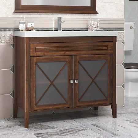 Тумба под раковину Opadiris Палермо 100, светлый орех (под раковину CeraStyle FRAME 100) 00-00006723 Тумба под раковину Opadiris Палермо 100, светлый орех (под раковину CeraStyle FRAME 100) 00-00006723