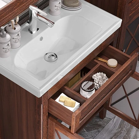 Тумба под раковину Opadiris Палермо 80, светлый орех (под раковину CeraStyle FRAME 80) 00-00002354 Тумба под раковину Opadiris Палермо 80, светлый орех (под раковину CeraStyle FRAME 80) 00-00002354