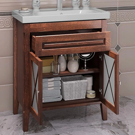 Тумба под раковину Opadiris Палермо 80, светлый орех (под раковину CeraStyle FRAME 80) 00-00002354 Тумба под раковину Opadiris Палермо 80, светлый орех (под раковину CeraStyle FRAME 80) 00-00002354