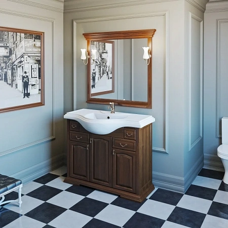 Тумба под раковину Opadiris Риспекто 100, орех антикварный (под раковину Классик 105) Z0000001784 Тумба под раковину Opadiris Риспекто 100, орех антикварный (под раковину Классик 105) Z0000001784