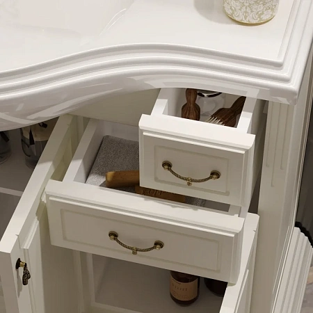 Тумба под раковину Opadiris Риспекто 100, слоновая кость (под раковину Классик 105) Z0000006705 Тумба под раковину Opadiris Риспекто 100, слоновая кость (под раковину Классик 105) Z0000006705