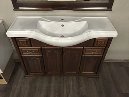 Тумба под раковину Opadiris Риспекто 120, орех антикварный (под раковину Классик 120) Z0000009574 Тумба под раковину Opadiris Риспекто 120, орех антикварный (под раковину Классик 120) Z0000009574