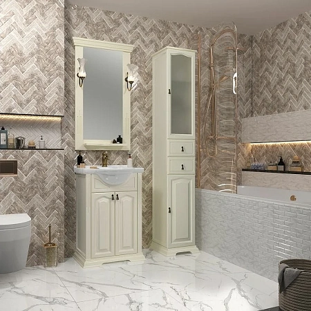 Тумба под раковину Opadiris Риспекто 55, слоновая кость (под раковину Cerastyle Nil 55) 00-00005759 Тумба под раковину Opadiris Риспекто 55, слоновая кость (под раковину Cerastyle Nil 55) 00-00005759