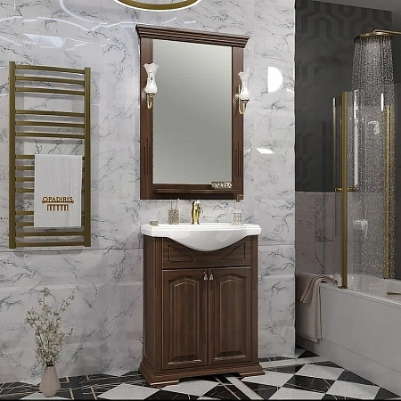 Тумба под раковину Opadiris Риспекто 65, орех антикварный (под раковину Классик 65) 00-00005814 Тумба под раковину Opadiris Риспекто 65, орех антикварный (под раковину Классик 65) 00-00005814