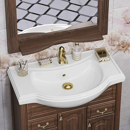 Тумба под раковину Opadiris Риспекто 80, орех антикварный (под раковину Классик 80) 00-00006025 Тумба под раковину Opadiris Риспекто 80, орех антикварный (под раковину Классик 80) 00-00006025